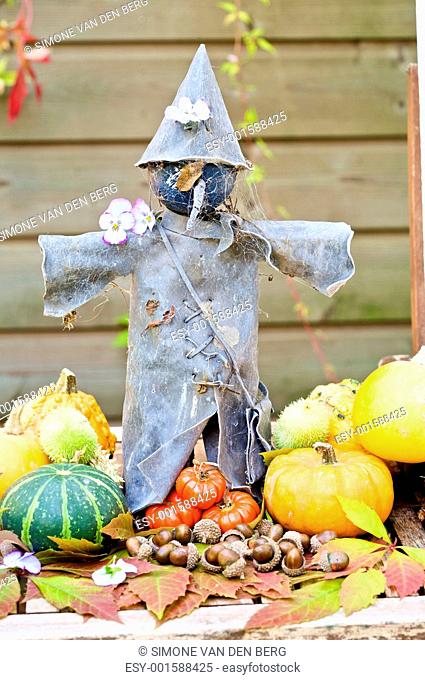 Tin scarecrow