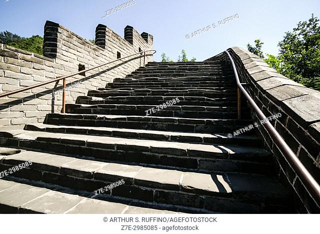 Staircase, Wall of China, Juyong Pass, Beijing, China
