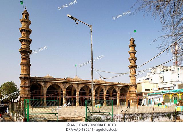 Heritage stone Mosque of Shah Allum's ; Ahmedabad ; Gujarat ; India