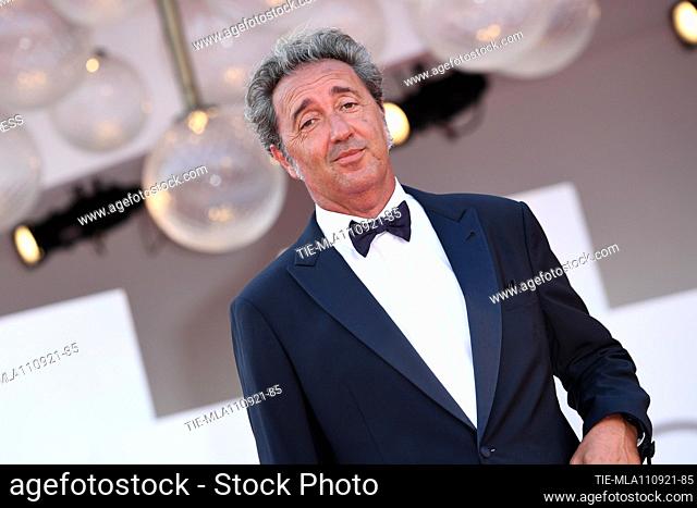 Paolo Sorrentino during closing Ceremony Red Carpet - The 78th Venice International Film Festival, Venice, Italy 11 Sept 2021