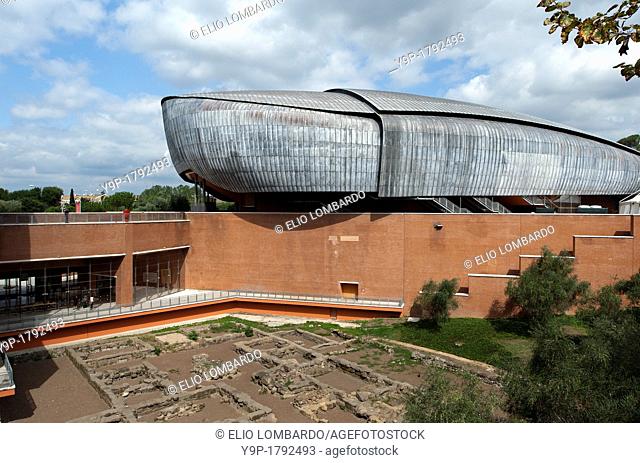 Auditorium Parco della Musica, designed by architect Renzo Piano  Rome, Italy, Europe