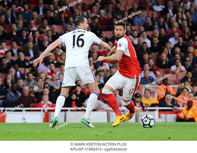 2017 Premier League Arsenal v Sunderland May 16th. May 16th 2017, Emirates Stadium, Highbury, London, England; EPL Premier League football