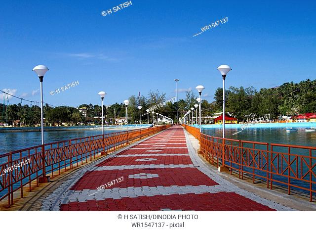 Rajiv Gandhi water sports complex Port blair at Andaman islands India Asia