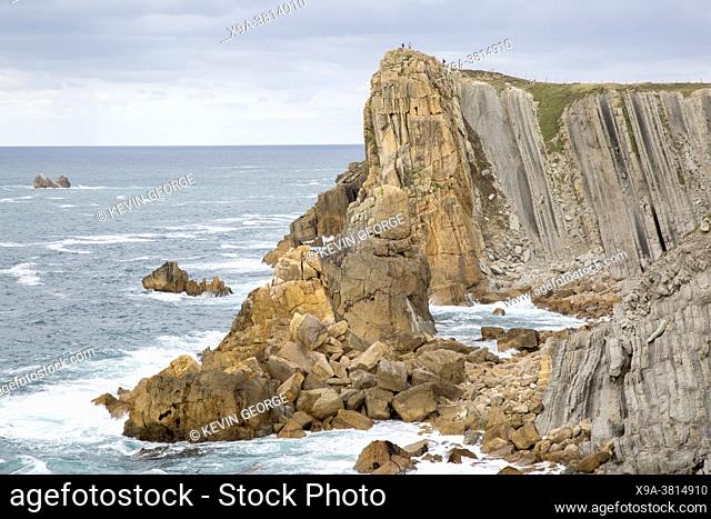 Cliffs at Portio Beach, Santander, Cantabria, Spain