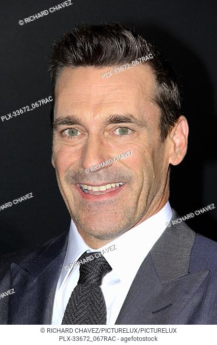 Jon Hamm at the world premiere of 20th Century Fox ""Bad Times At The El Royale"". Held at the TCL Chinese Theater in Hollywood, CA on Saturday, September 22