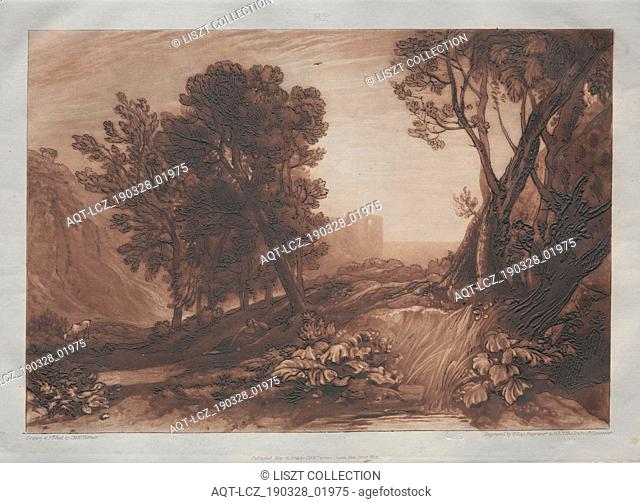 Solitude. Joseph Mallord William Turner (British, 1775-1851). Etching and mezzotint