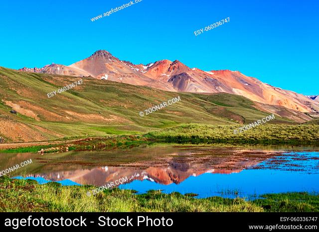 Scenic landscapes of Northern Argentina. Beautiful inspiring natural landscapes