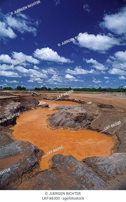 Gold Mine near Pocone, Pantanal, Mato Grosso, Brasil, South America