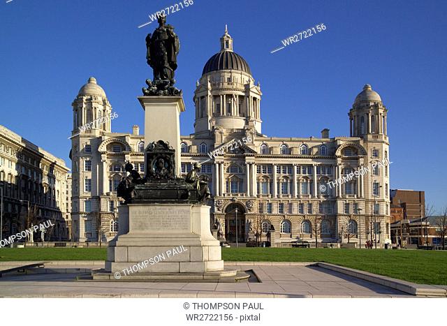 90900153, Port of Liverpool Building, Statue, Live