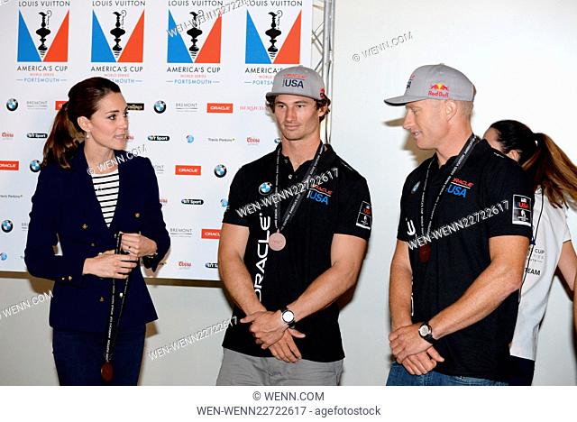 The Duke and Duchess of Cambridge hand out the prizes for the America's Cup World Series in Portsmouth UK Featuring: Duchess of Cambridge, Kate Middleton