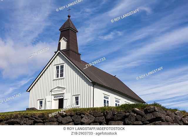 Strandarkirkja church on the southern coast of Iceland