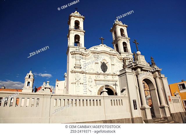 Templo de la Santa Cruz, Santa Cruz of the Spaniards church, Puebla, Puebla State, Mexico, Central America
