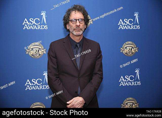 Joel Coen attends the 34th Annual American Society of Cinematographers ASC Awards at Ray Dolby Ballroom in Los Angeles, California, USA, on 25 January 2020