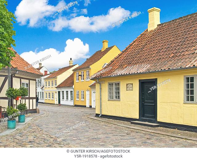 Birthplace from the writer Hans Christian Andersen, Odense Municipality, Region Syddanmark, Funen island, Denmark, Europe
