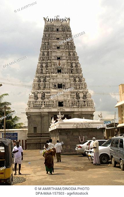 Pallava period Sundaravarada Perumal temple built in eight century in Uttiramerur ; Tamil Nadu ; India