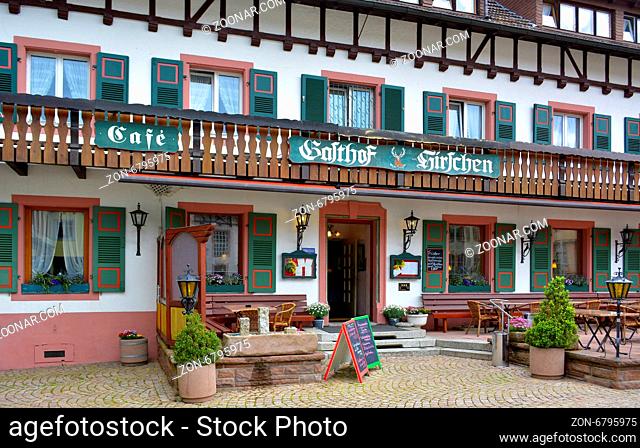 Schwarzwald, Baden-Württemberg, Hochschwarzwald, Ort : St. Peter, Zentrum, Gasthof Hirschen