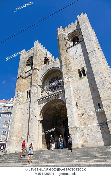 The Patriarchal Cathedral of St Mary Major, Santa Maria Maior de Lisboa, Se de Lisboa, Largo Se, Lisboa, Lisbon, Portugal