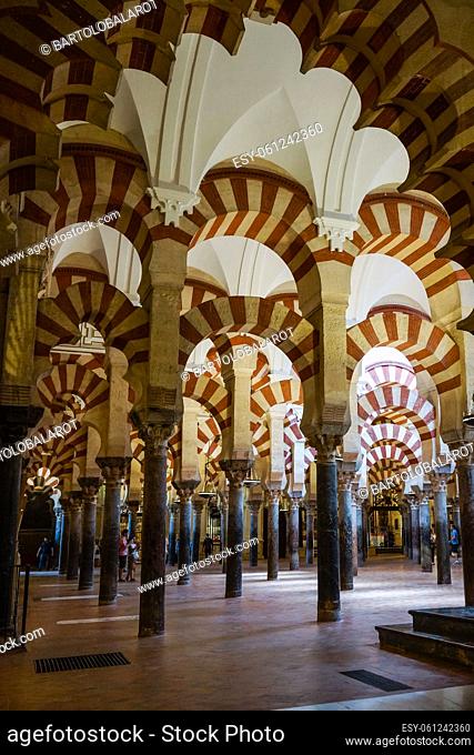 Prayer room, Mosque-Cathedral of Córdoba, Andalusia, Spain