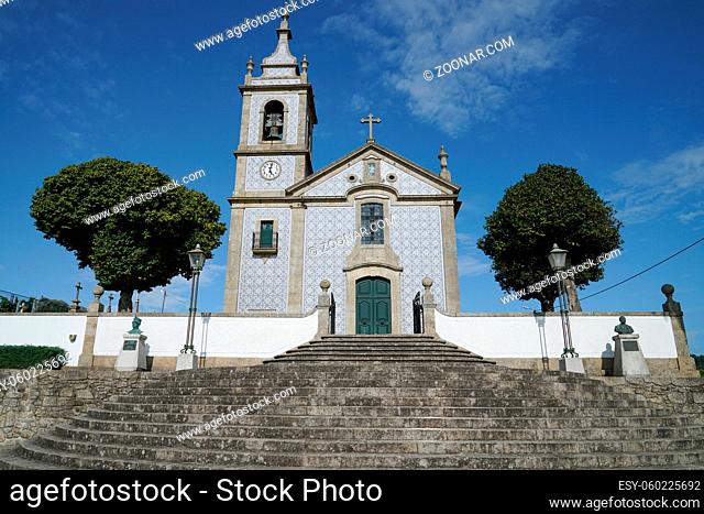 Small chapel along the Camino de Santiago trail, Arcos, Portugal