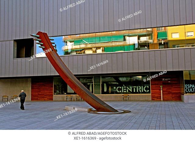 Centric cultural center, 2007, arq. Manel Brullet, El Prat de Llobregat, Catalonia, Spain
