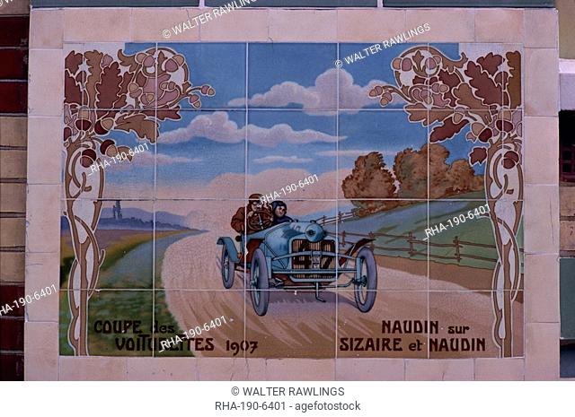 Coupe des Voiturettes 1907, Naudin sur Sizaire et Naudin, Michelin Building, London, England, United Kingdom, Europe