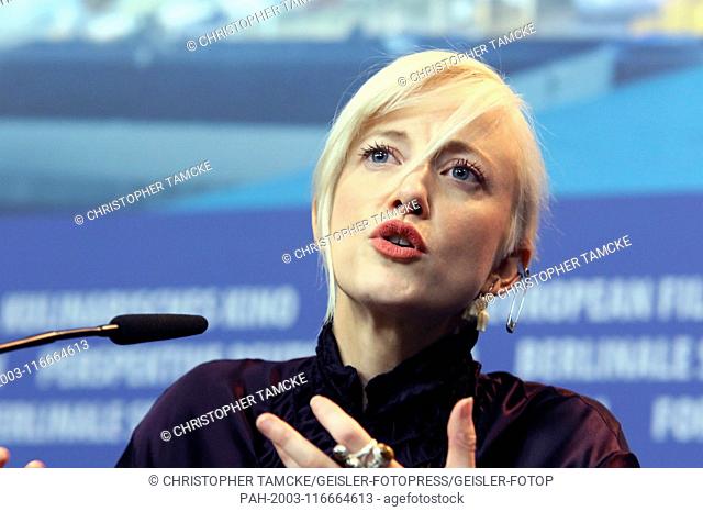 Andrea Riseborough during the 'The Kindness of Strangers' press conference at the 69th Berlin International Film Festival / Berlinale 2019 at Hotel Grand Hyatt...