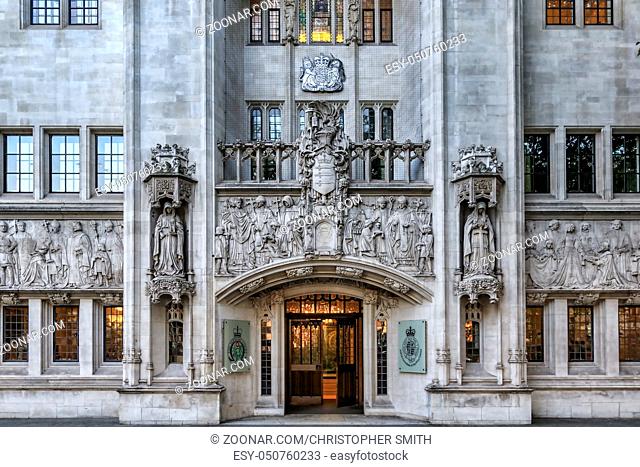 LONDON, UNITED KINGDOM - 2nd october, 2015: Building of Judicial Committee of the Privy Council. The Judicial Committee of the Privy Council is one of the...