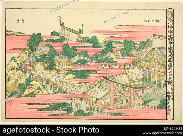 Ochanomizu in Kanda Mojin Shrine - c. 1811 - Katsushika Hokusai ?? ?? Japanese, 1760-1849 - Artist: Katsushika Hokusai, Origin: Japan, Date: 1806–1816