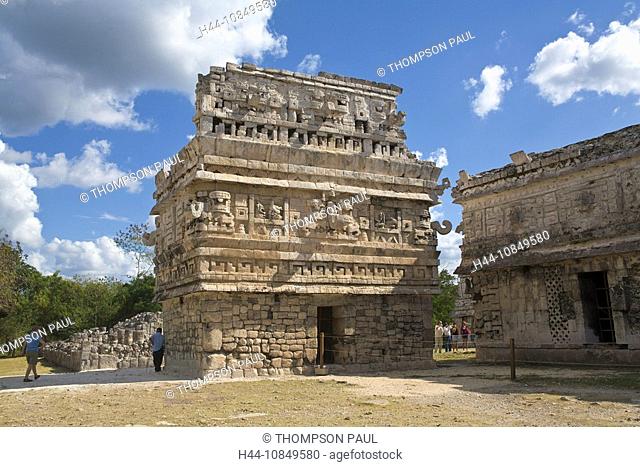 Mexico, Central America, America, Yucatan, Iglesia, church, Chichen Itza, Yucatan Peninsular, Mayan, ruins, archaeolog