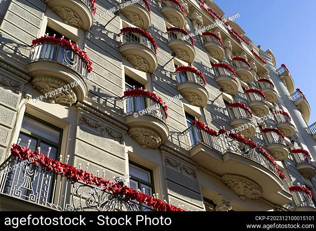 hotel Majestic in Christmas time in the center of the city Barcelona (CTK Photo/Ondrej Zaruba)