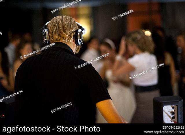 DJ in wedding party