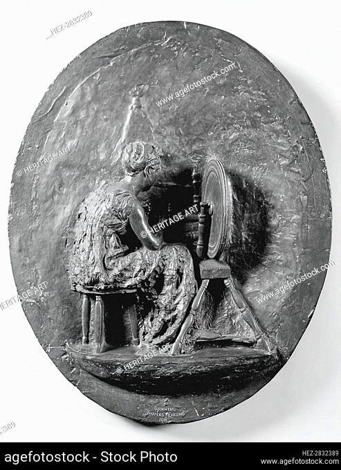 Spinning, 1882-1883/cast 1930. Creator: Thomas Eakins
