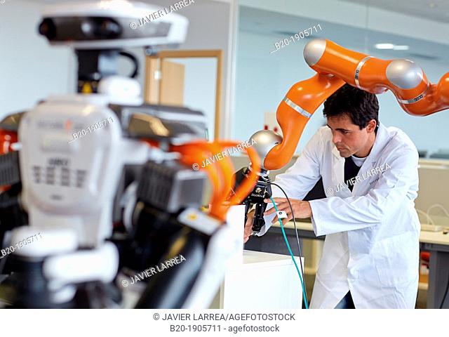 HIRO robot, Humanoid robot for automotive assembly tasks in collaboration with people and and LWR robot, using haptic teleoperation with force feedback  Safety...