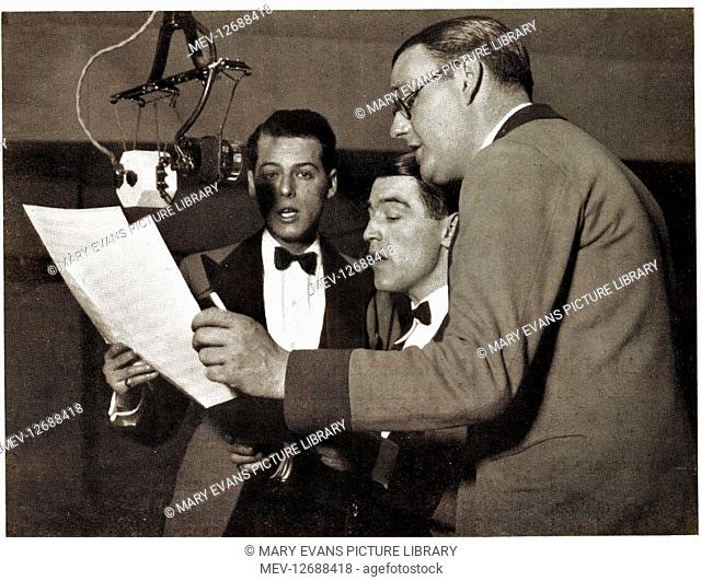 Male Trio B.B.C. Dance Band at Broadcasting House - 'The Scottish Field' May 1935