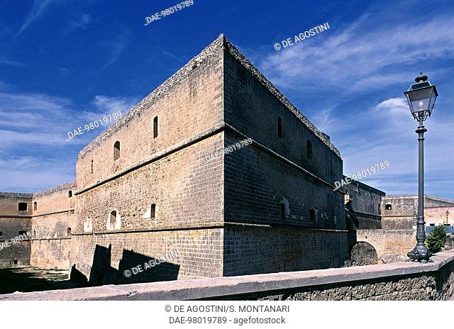 Angevin castle, 13th-16th century, Copertino, Apulia, Italy
