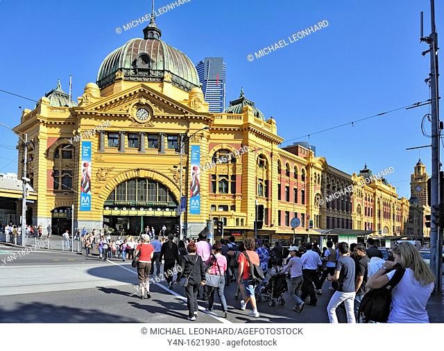 Flinders Street station in Melbourne Citiy