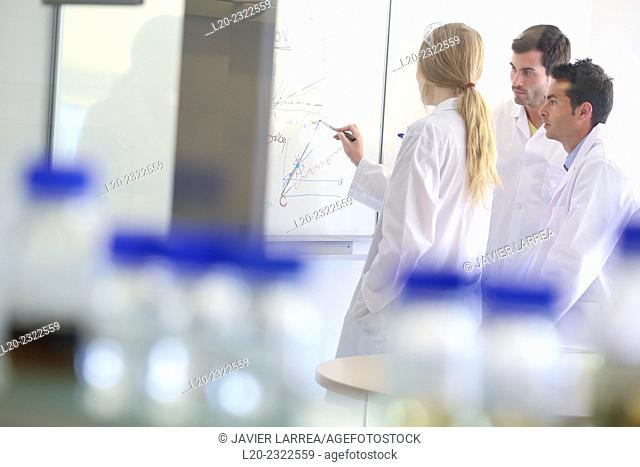 Researchers. Biological test laboratory. Chemical Analysis Laboratory. Technological Services to Industry. Tecnalia Research & Innovation, Donostia