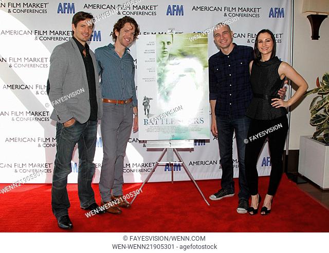 'Battle Scars' - Press Day at the American Film Market & Conferences (AFM) Featuring: Lane Carson, George Young Warner, Danny Buday