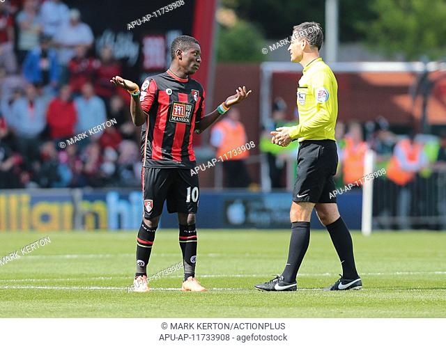 2016 Barclays Premier League Bournemouth v West Bromwich Albion May 7th. 07.05.2016. Vitality Stadium, Bournemouth, England. Barclays Premier League