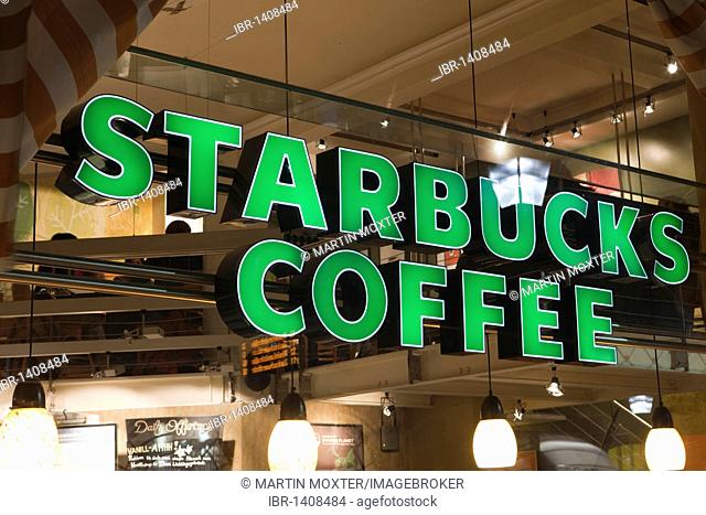 Starbucks Coffee, Frankfurt, Hesse, Germany, Europe