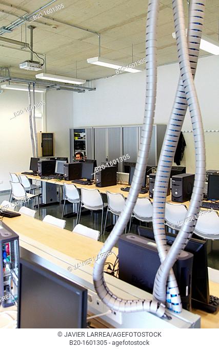 Computer Room, Electronics and Communications Unit, CEIT (Center of Studies and Technical Research), University of Navarra, Donostia, Gipuzkoa, Basque Country