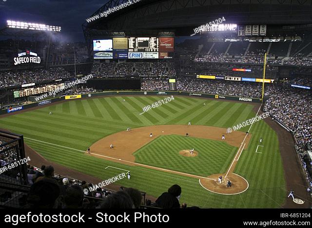 Baseball stadium in Seattle, Washington, USA, North America