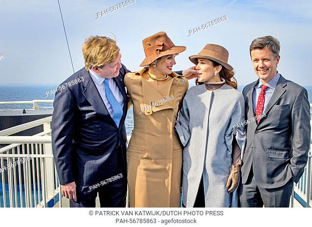 King Willem-Alexander and Queen Maxima of The Netherlands and Crown Prince Frederik and Crown Princess Mary of Denmark visit Samso Island, Denmark