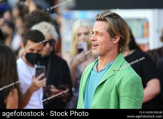Brad Pitt at ""Bullet Train"" Premiere held at the Regency Village/Regency Bruin Theaters, Los Angeles, CA, August 1, 2022