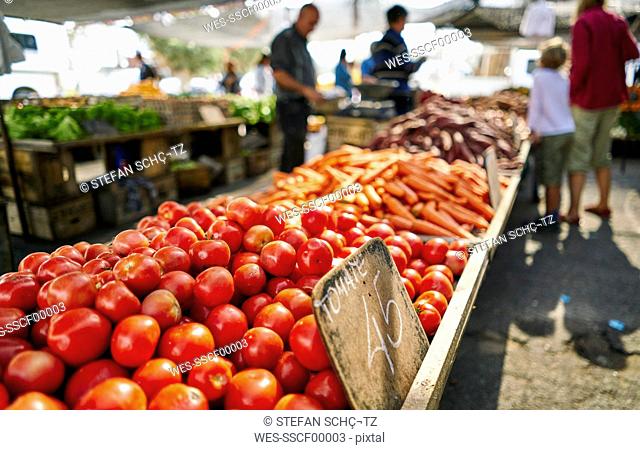 Uruguay, Montevideo, vegetable on a market