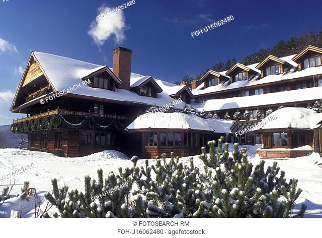 Resort, inn, Vermont, TFL, VT, Trapp Family Lodge, Stowe, snow, winter