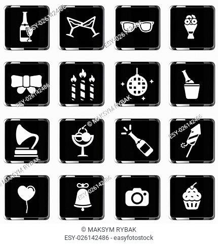 Party simply symbol for web icons and user interface