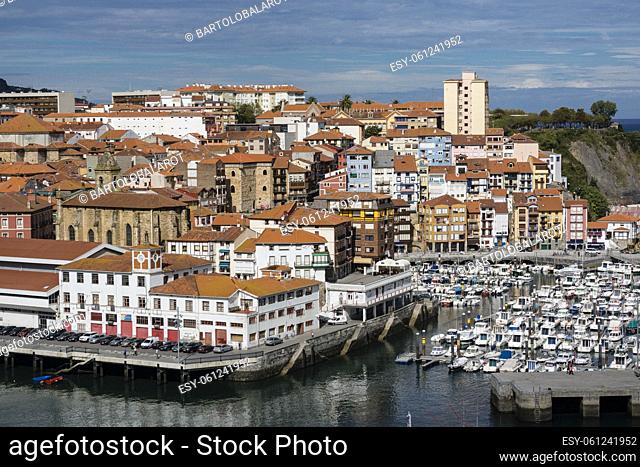 fishing port, Bermeo, Vizcaya, Euzkadi, Spain
