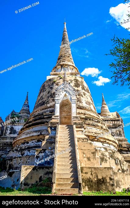 Wat Phra Si Sanphet temple in Ayutthaya, Thailand