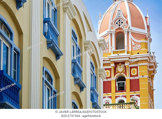 Cathedral Basilica of Saint Catherine of Alexandria, Cartagena de Indias, Bolivar, Colombia, South America